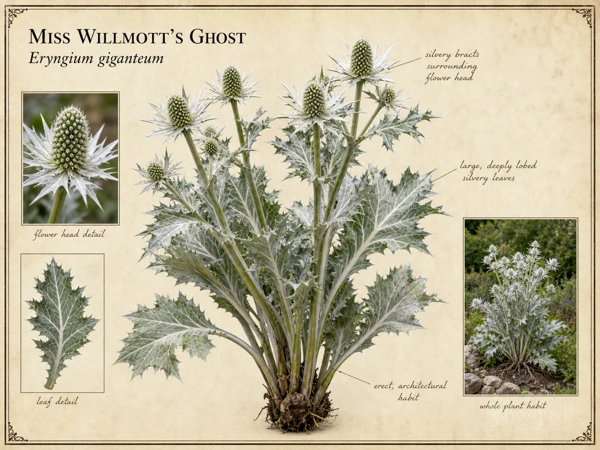 Miss Willmott’s Ghost (Eryngium giganteum)