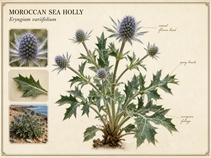 Moroccan Sea Holly (Eryngium variifolium)