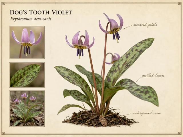 Dog’s Tooth Violet (Erythronium dens-canis)