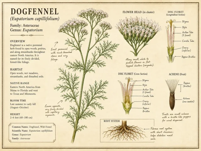 Dogfennel (Eupatorium capillifolium)