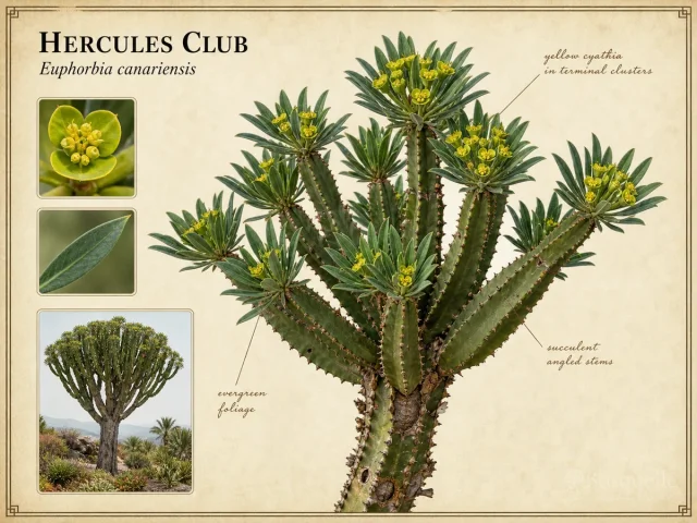 Hercules Club (Euphorbia canariensis)