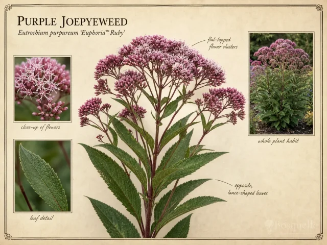 Purple Joepyeweed (Eutrochium purpureum Euphoria™ Ruby)