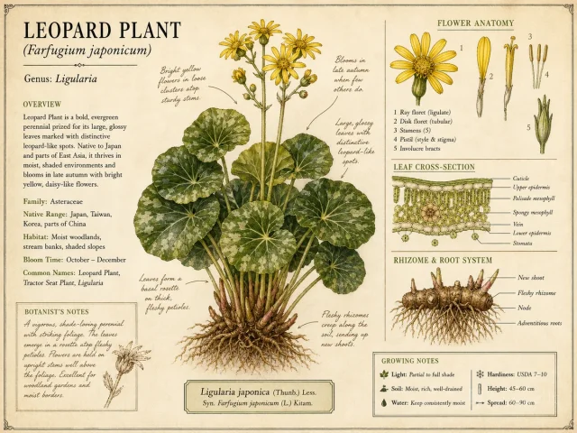 Leopard Plant (Farfugium japonicum)
