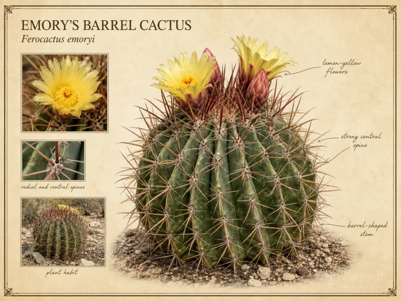 Emory's barrel cactus