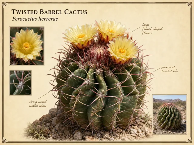 Twisted Barrel Cactus