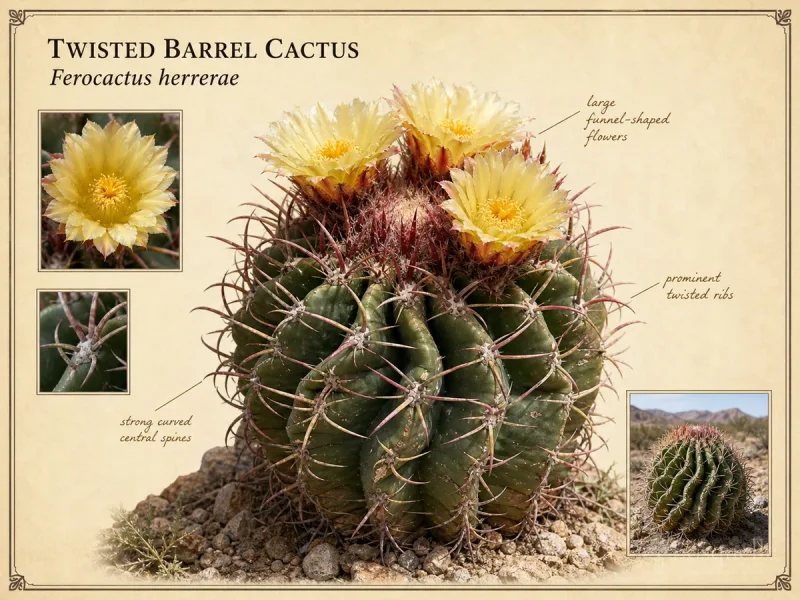 Twisted Barrel Cactus