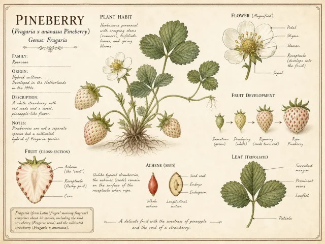 Pineberry (Fragaria x ananassa Pineberry)