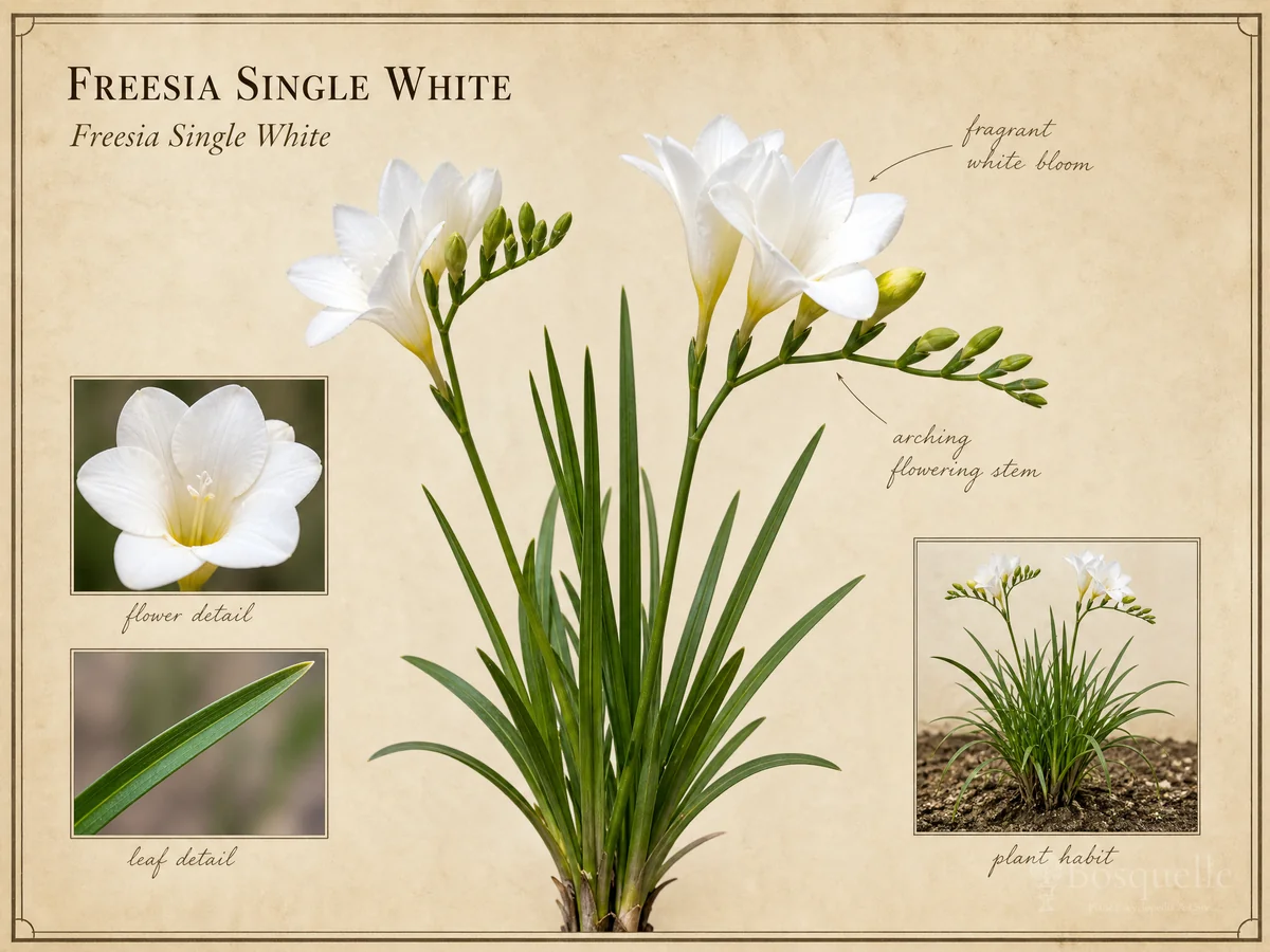 Freesia Single White