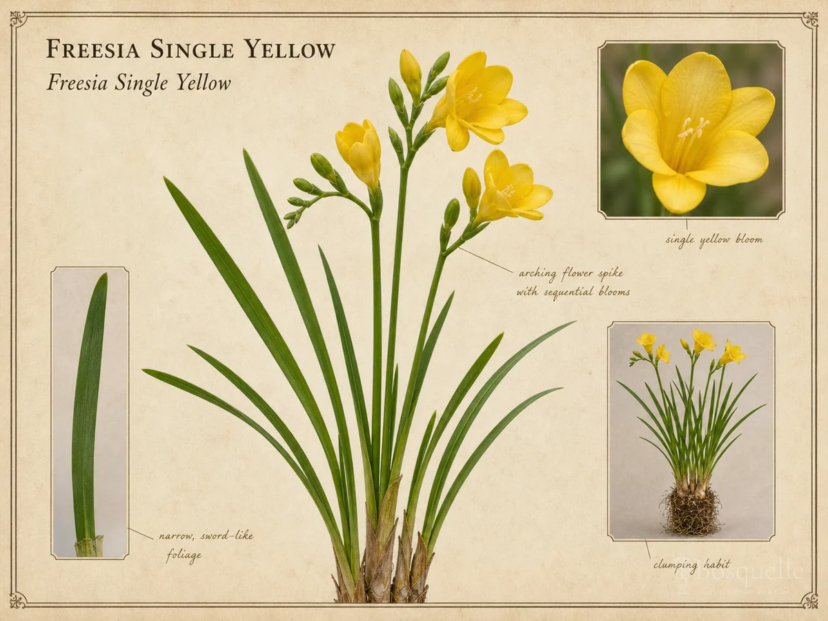 Freesia Single Yellow