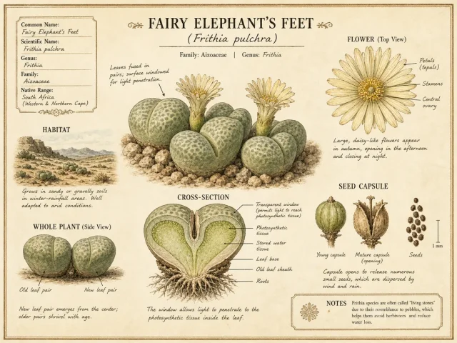 Fairy Elephant’s Feet (Frithia pulchra)