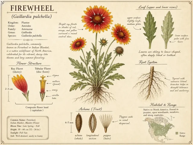 Firewheel (Gaillardia pulchella)