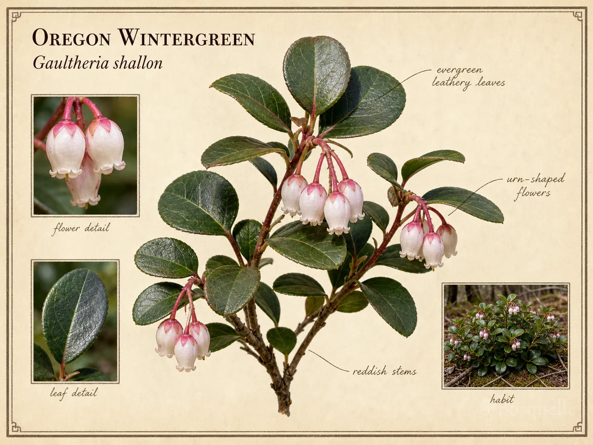 Oregon Wintergreen (Gaultheria shallon)