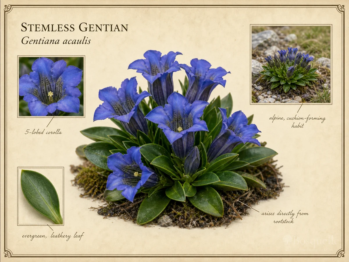 Stemless Gentian (Gentiana acaulis)