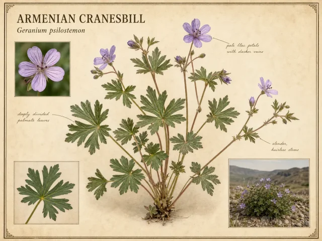 Armenian Cranesbill (Geranium psilostemon)