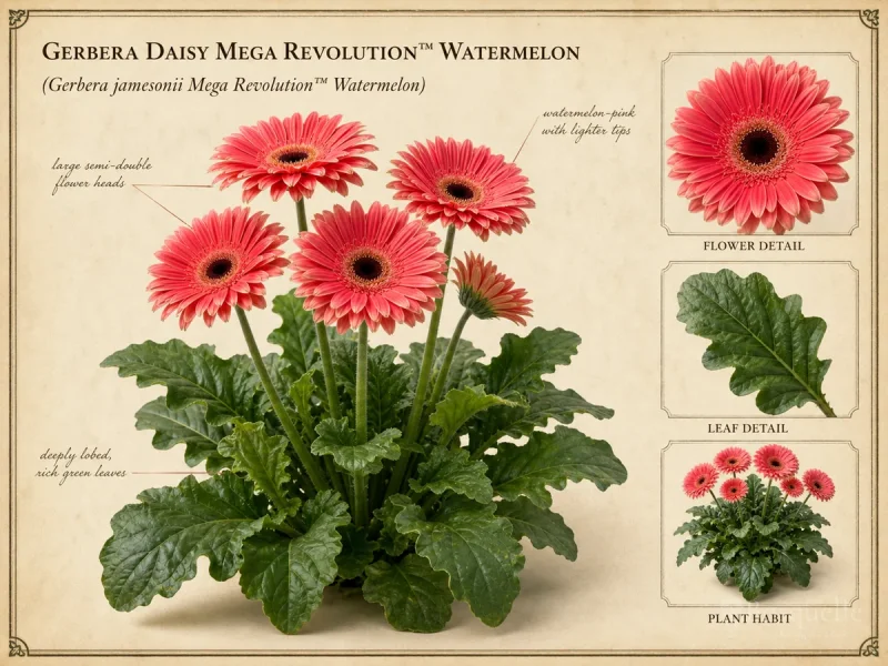 Gerbera Daisy Mega Revolution™ Watermelon