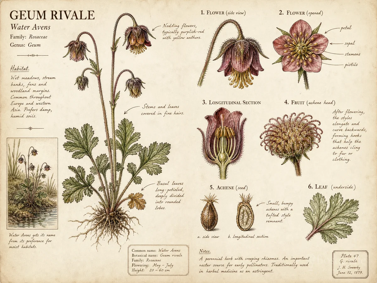 Water Avens (Geum rivale)