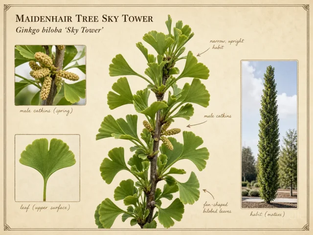Maidenhair Tree Sky Tower (Ginkgo biloba Sky Tower)