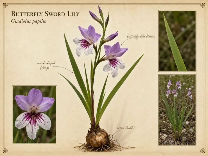 Butterfly Sword Lily (Gladiolus papilio)