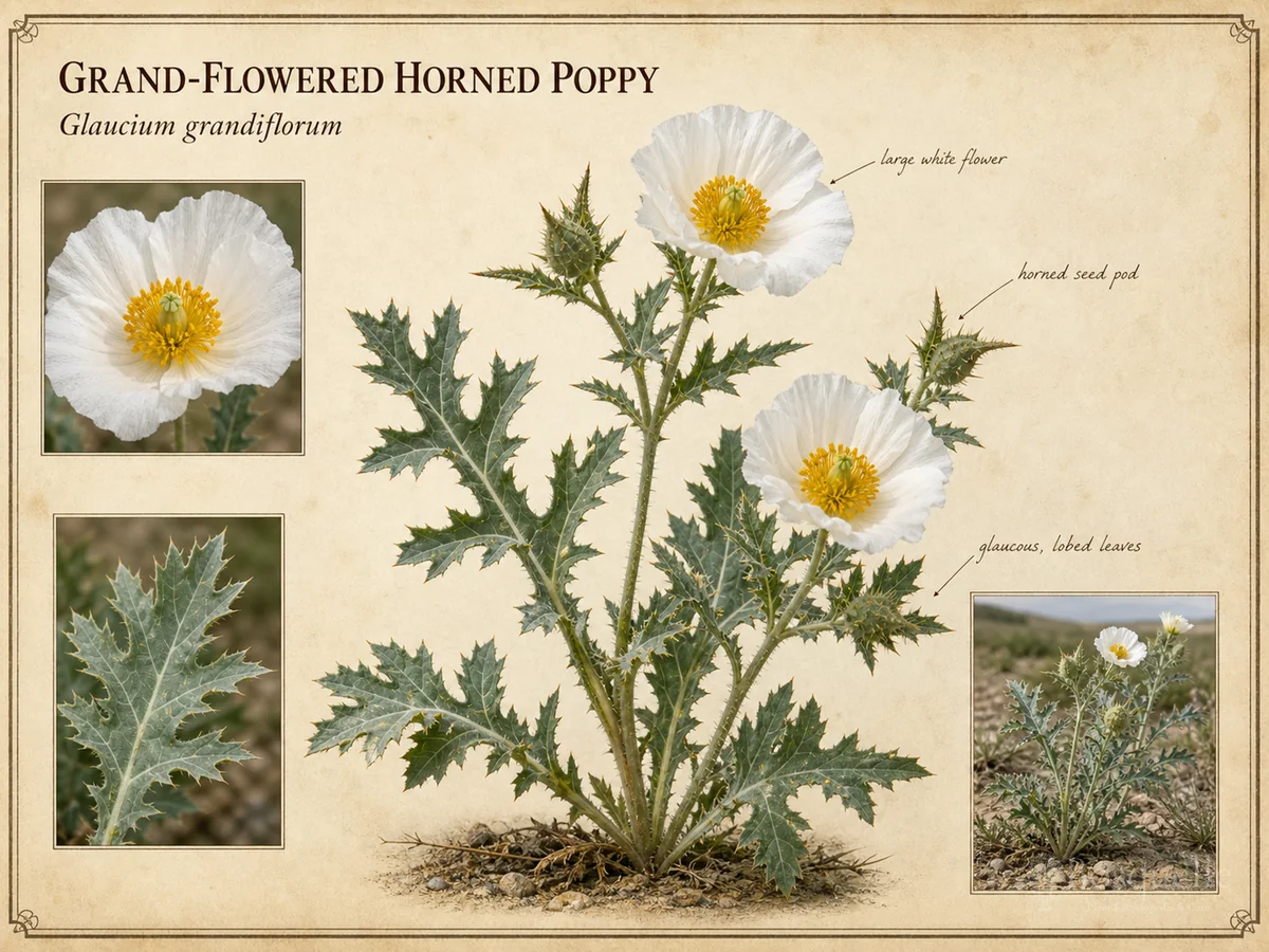 Grand-Flowered Horned Poppy (Glaucium grandiflorum)