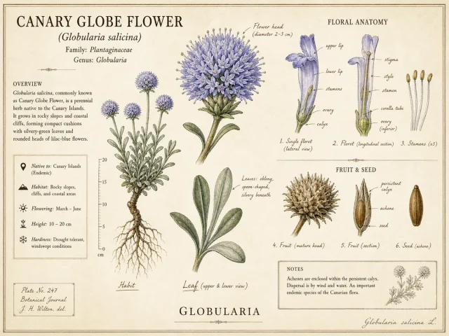 Canary Globe Flower