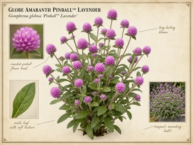 Globe Amaranth Pinball™ Lavender