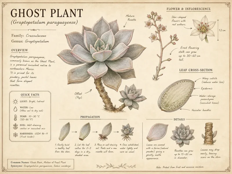 Ghost Plant (Graptopetalum paraguayense)