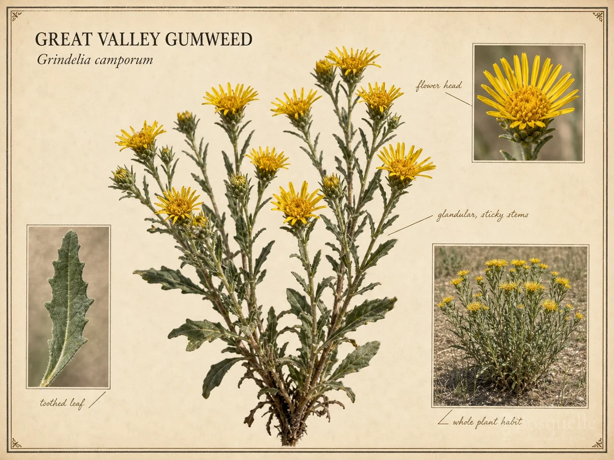 Great Valley Gumweed (Grindelia camporum)