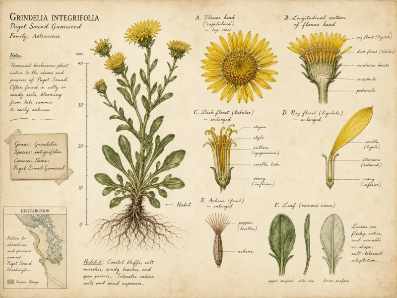 Puget Sound Gumweed (Grindelia integrifolia)