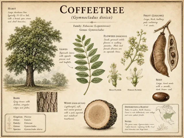 Coffeetree (Gymnocladus dioica)