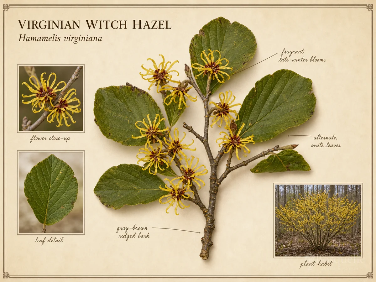 Virginian Witch Hazel — Plant in early spring or fall, and leave the graf…