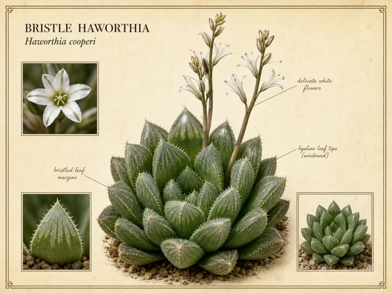 Bristle Haworthia (Haworthia cooperi)