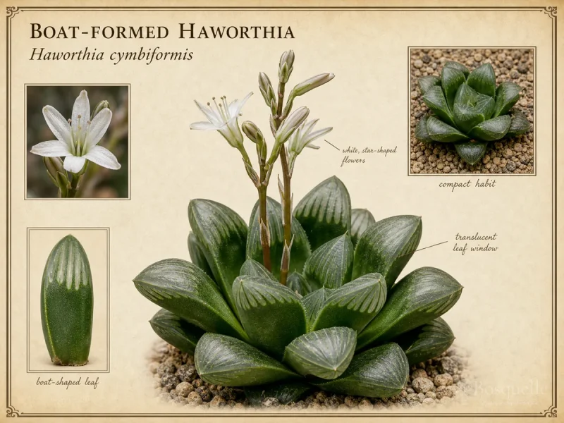 Boat-formed Haworthia (Haworthia cymbiformis)