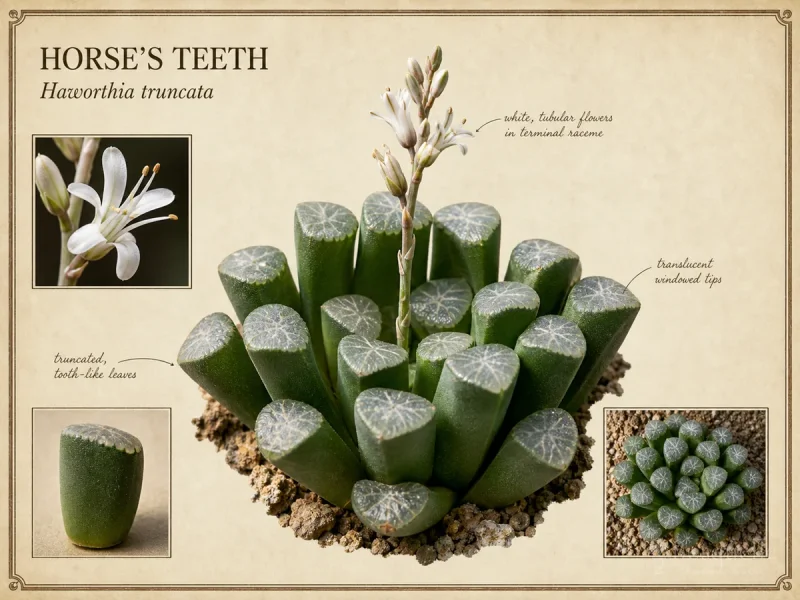 Horse's Teeth botanical diagram