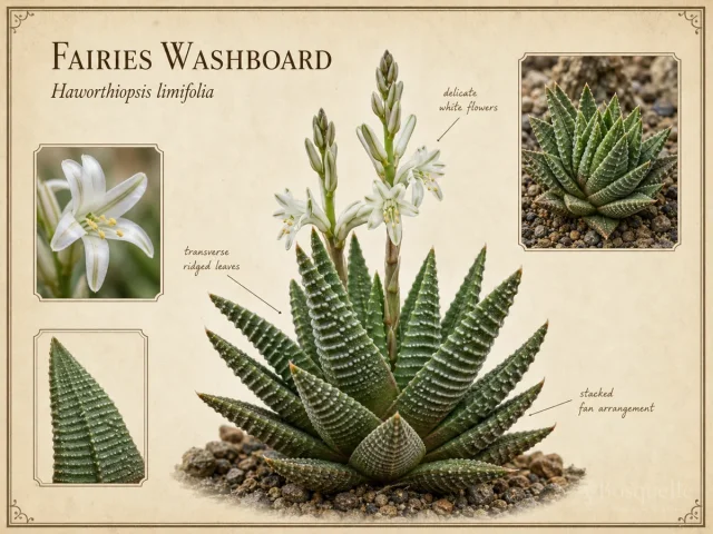 Fairies Washboard (Haworthiopsis limifolia)