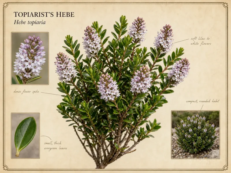 Topiarist’s Hebe (Hebe topiaria)
