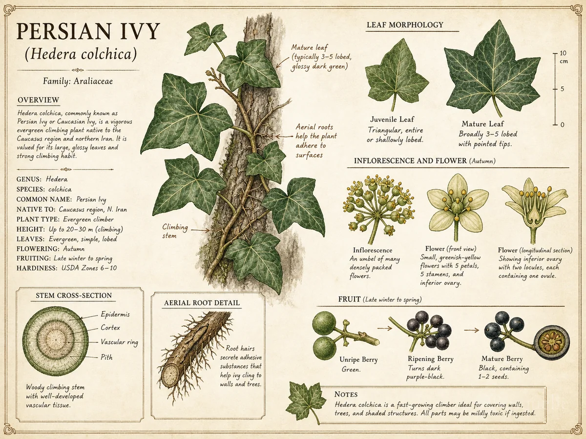 Persian Ivy (Hedera colchica)