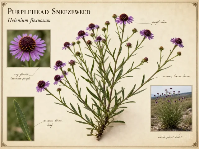Purplehead Sneezeweed (Helenium flexuosum)