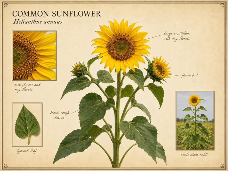 Common Sunflower (Helianthus annuus)
