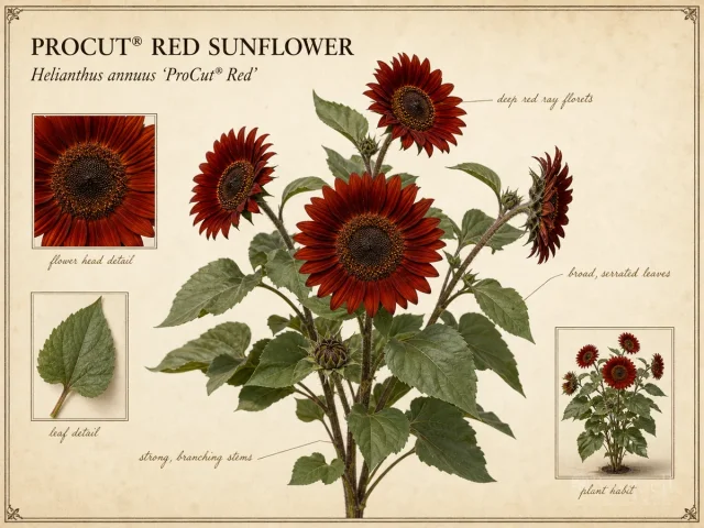 ProCut® Red Sunflower (Helianthus annuus ProCut® Red)
