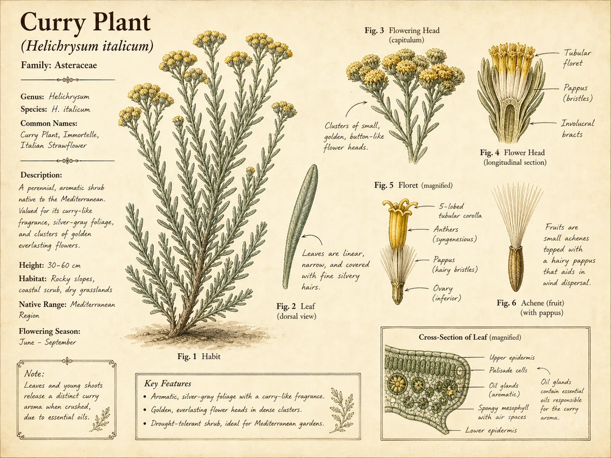 Curry Plant (Helichrysum italicum)