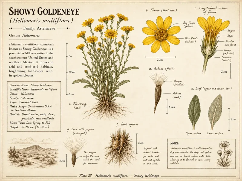 Showy Goldeneye (Heliomeris multiflora)