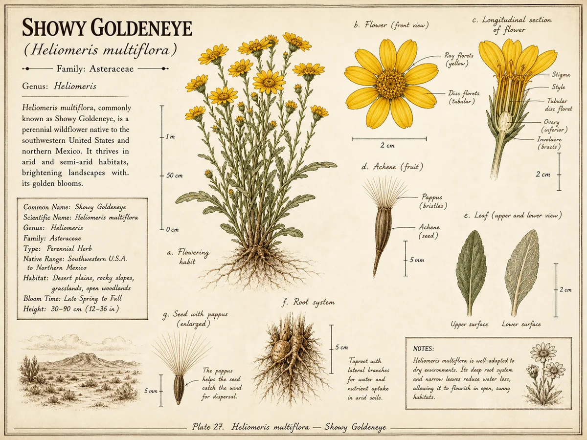 Showy Goldeneye (Heliomeris multiflora)