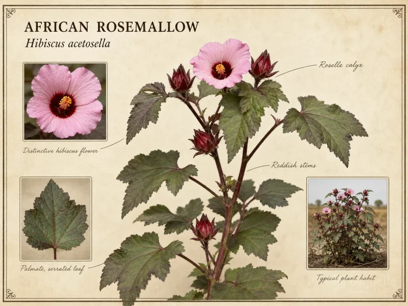 African Rosemallow (Hibiscus acetosella)