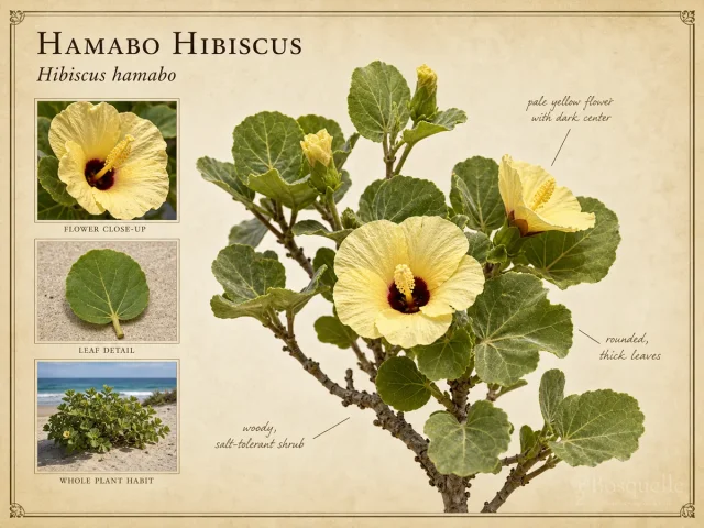 Hamabo Hibiscus (Hibiscus hamabo)