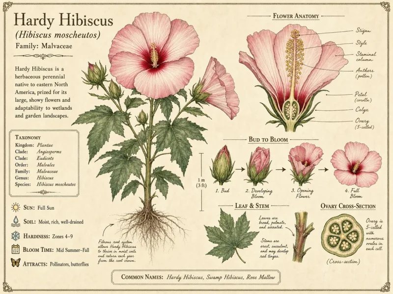 Hardy Hibiscus (Hibiscus moscheutos)