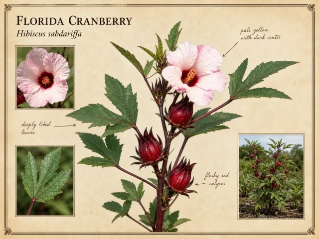 Florida Cranberry (Hibiscus sabdariffa)