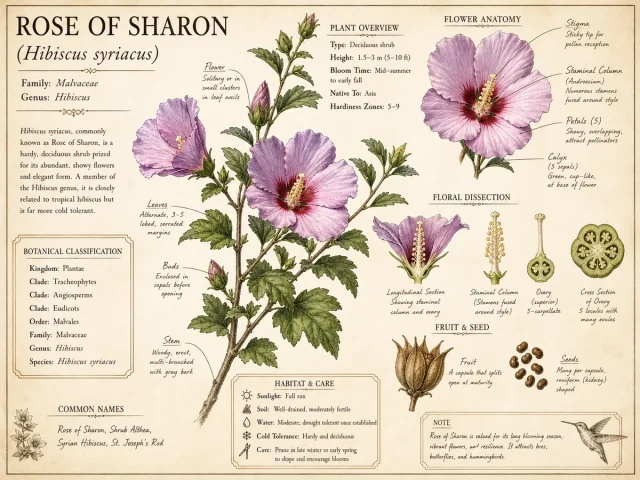 Rose Of Sharon (Hibiscus syriacus)