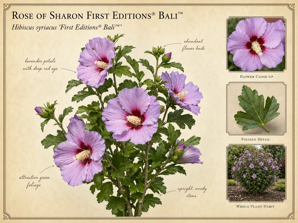 Rose of Sharon First Editions® Bali™ (Hibiscus syriacus First Editions® Bali™)