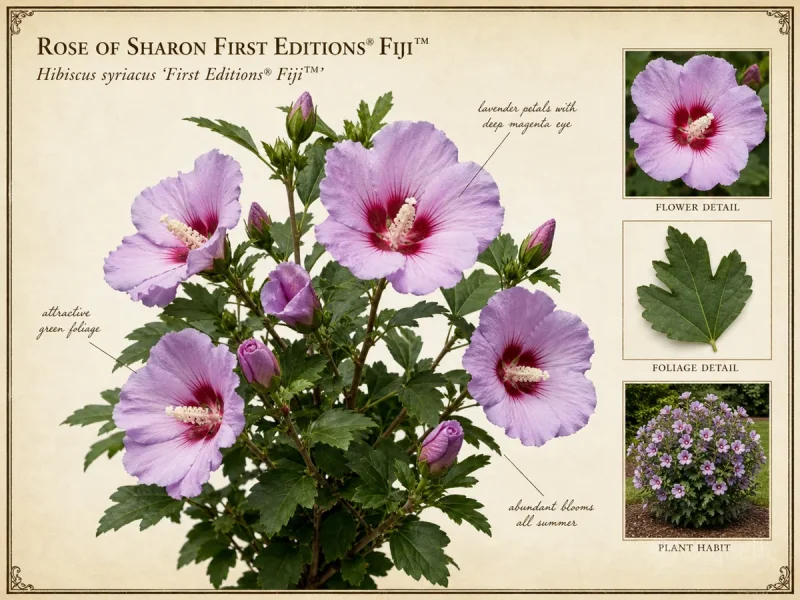 Rose of Sharon First Editions® Fiji™ (Hibiscus syriacus First Editions® Fiji™)