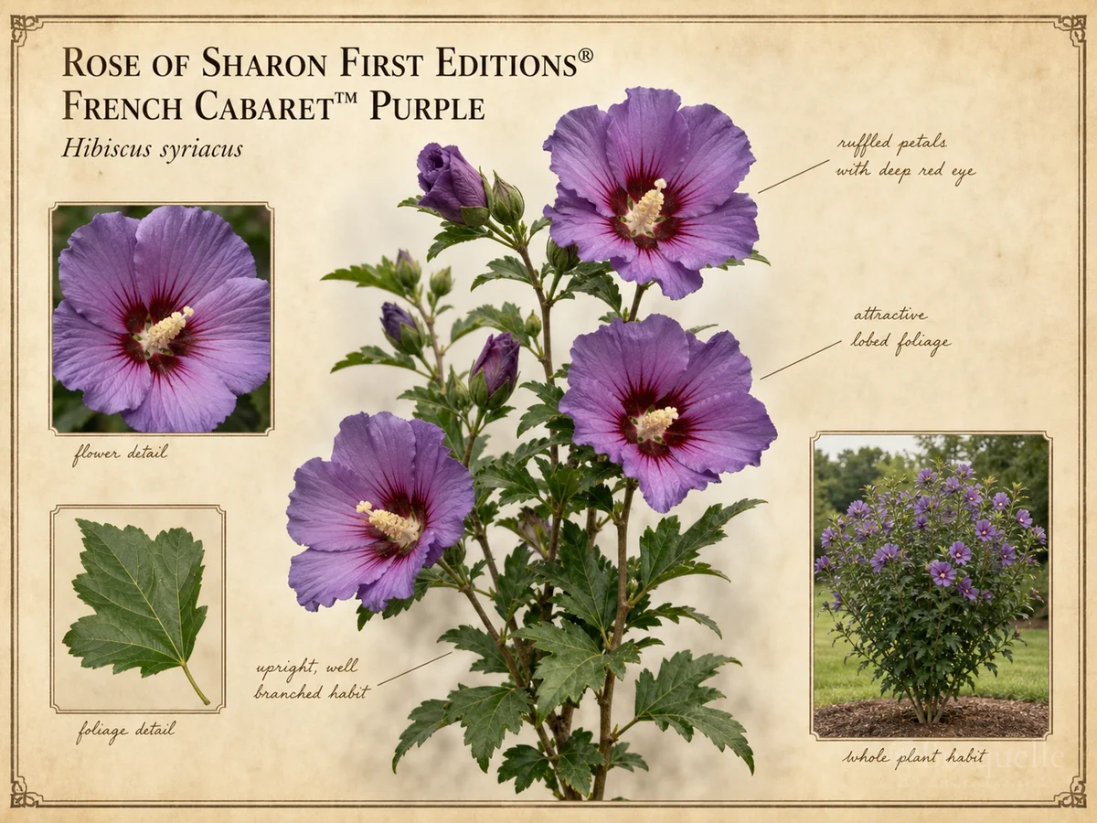 Rose of Sharon First Editions® French Cabaret™ Purple (Hibiscus syriacus First Editions® French Cabaret™ Purple)